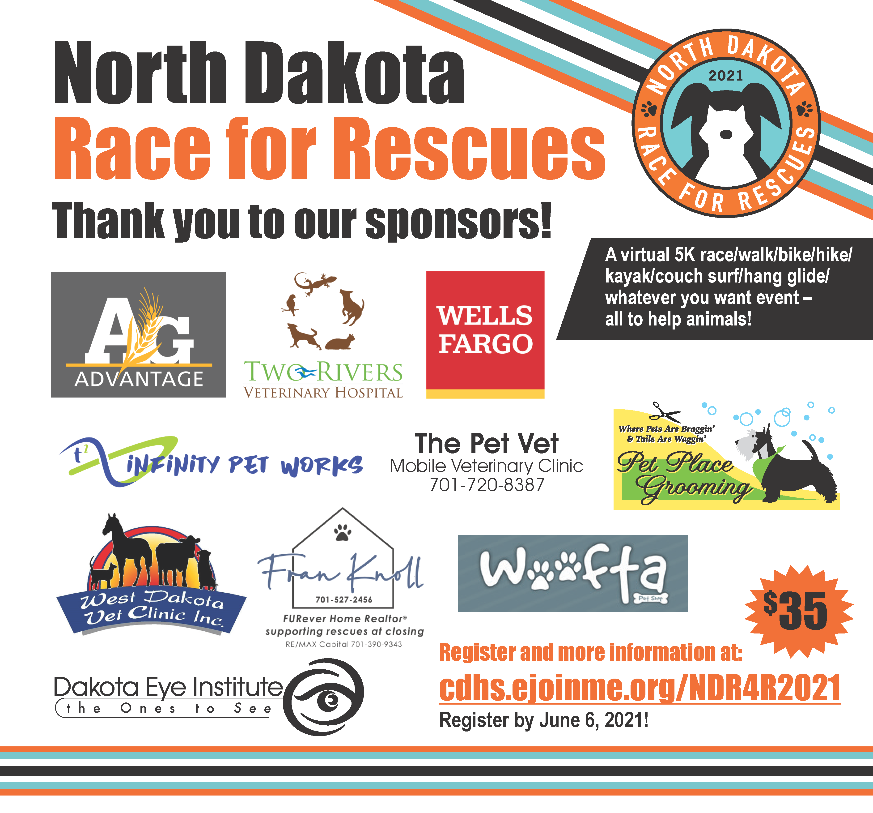 Race For Rescues Sponsors
